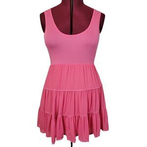 Cherish Pink Fit & Flare Dress (Size L)